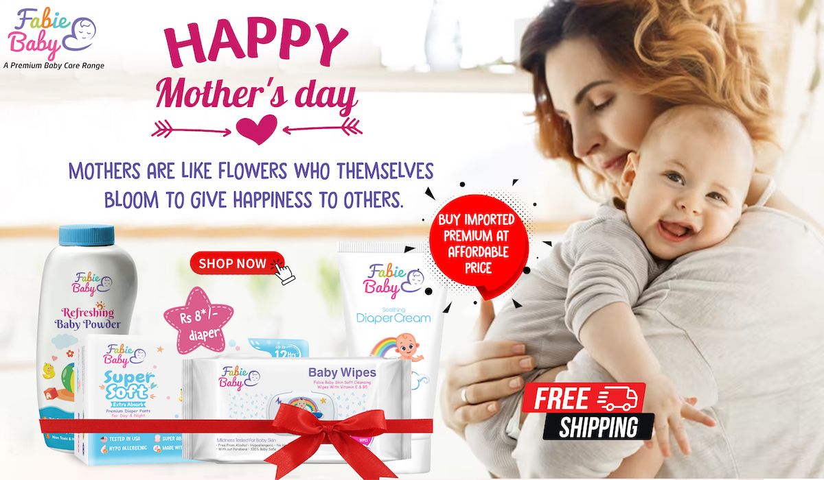 Happy Mothers Day special deal on baby daily essential care products