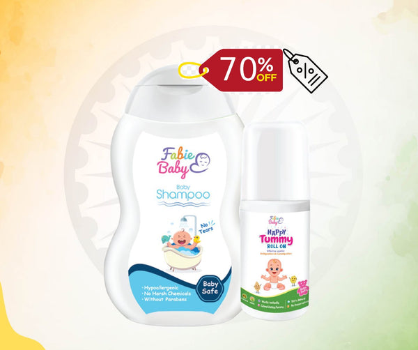 Baby Shampoo 250ml and Tummy Roll On 40g (Combo Pack)