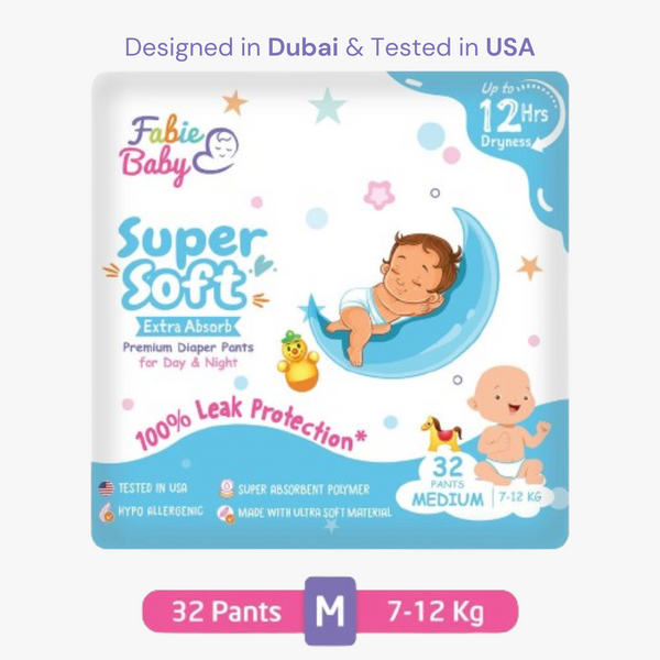 SuperSoft Extra Absorb Diaper Pants - (Medium Size)