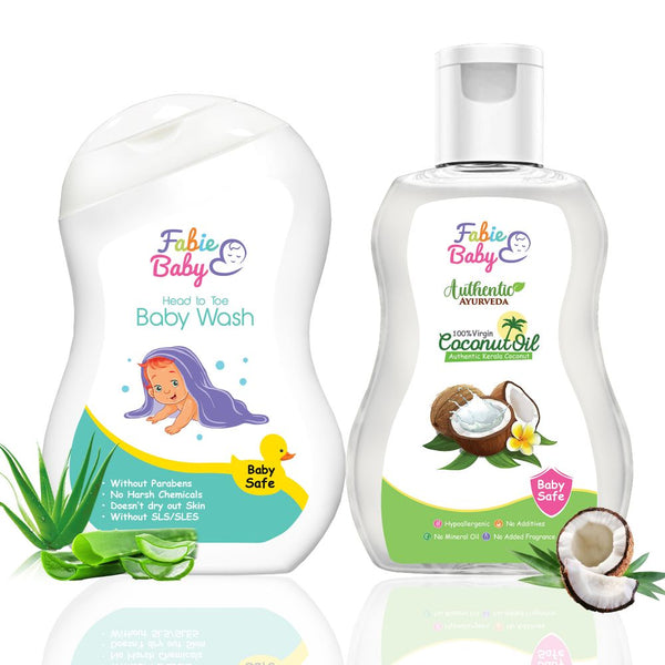 baby wash and pure coconut oil 200 ml 