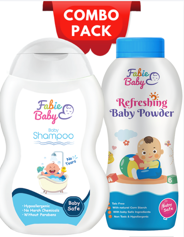 Imported Baby Shampoo and premium baby powder combo deal
