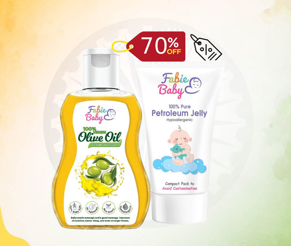 Olive Oil 200ml and Petroleum Jelly 125g (Combo)