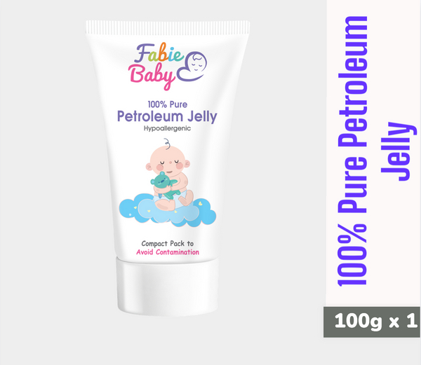 100% Pure Baby Petroleum Jelly for Chapped Skin & Diaper Rashes - 100g