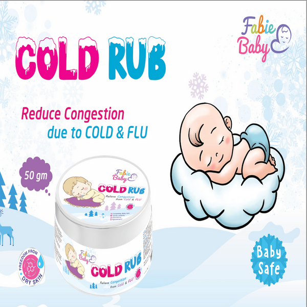 Fabie Baby Cold Rub Reduce Congestion Due to Cold and Flu  - 50g