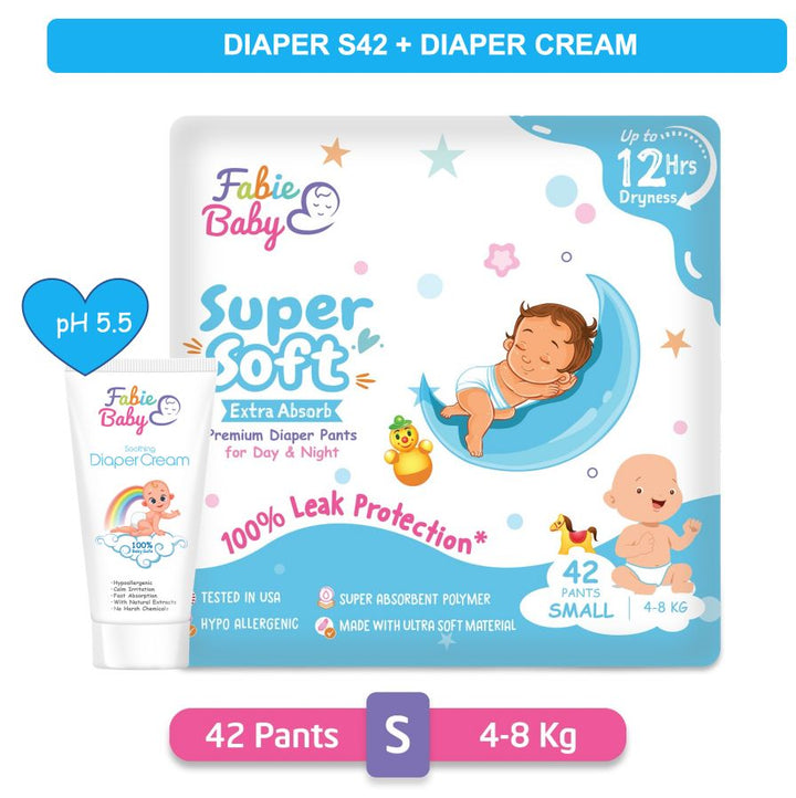 Premium Diaper Small Pant with diaper cream