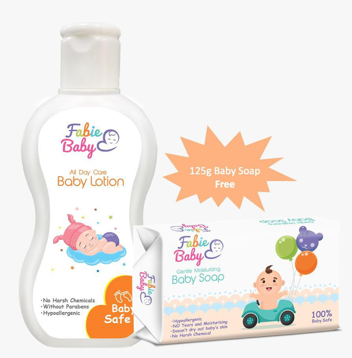 Baby Lotion with free baby soap